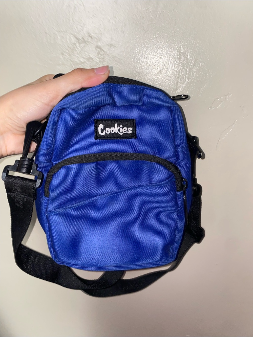 Blue Cookies Crossbody Shoulder Bag for Men
